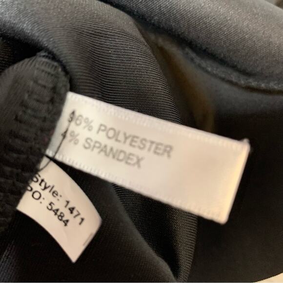 Eloquii scalloped hem stretch black top sz 20 - Picture 7 of 7
